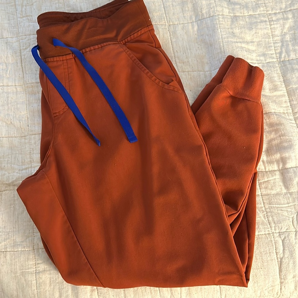 Figs joggers auburn